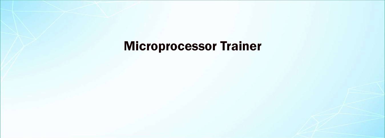 Microprocessor Trainer