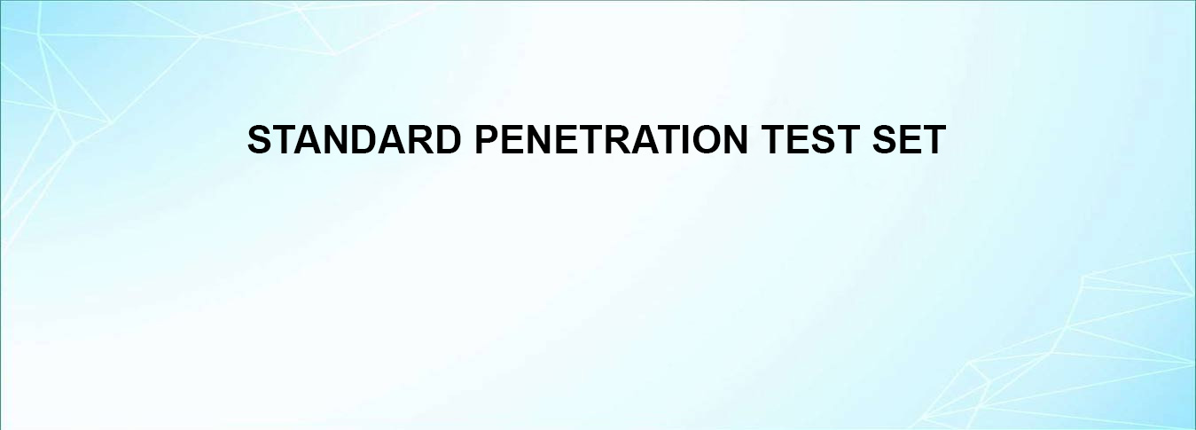 Standard Penetration Test Set Manufacturers, Suppliers India